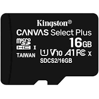 Kingston Memoria 16GB Micro SDXC CANVAS 100MBs C10 UHS-I - SDCS2/16GB